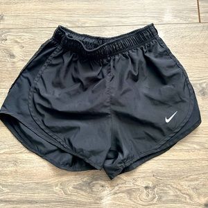 Nike black workout shorts
